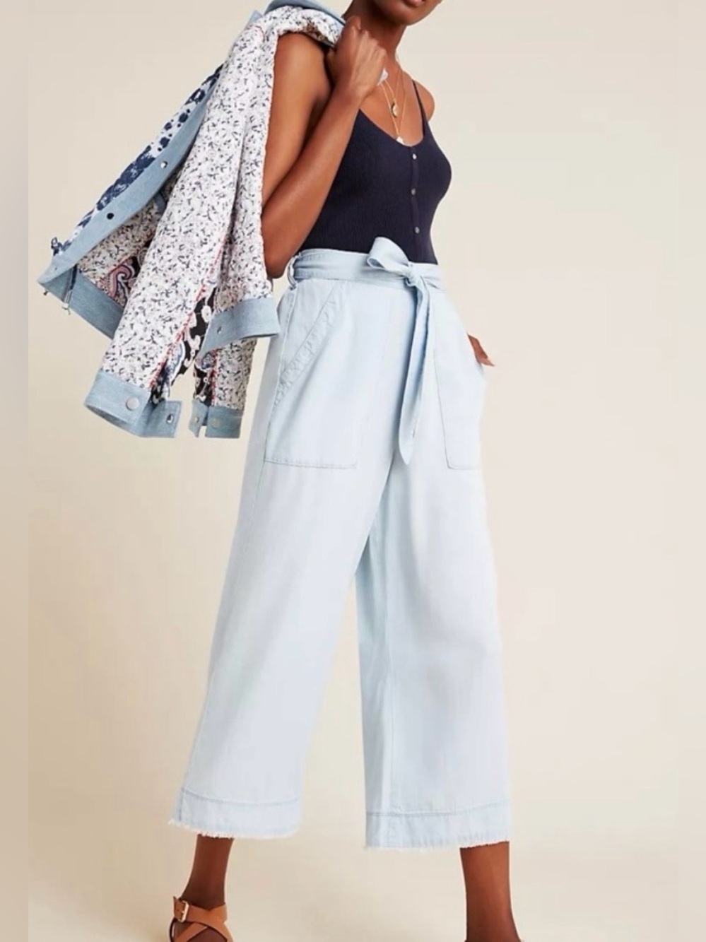 Cloth & Stone Anthropologie Crop Pants